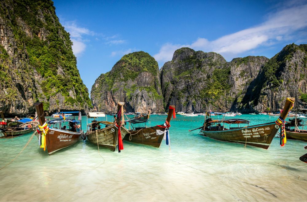 Beautiful beach island in thailand